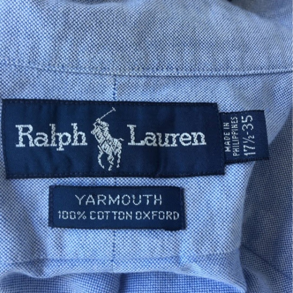 DONATED!! Blue Ralph Lauren men’s dress shirt - Picture 4 of 5
